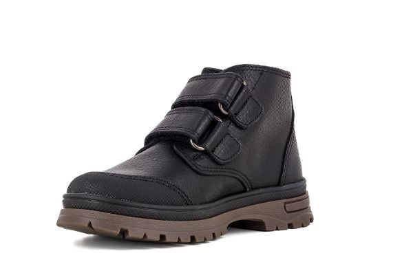 Pablosky Kids Black Leather Boys Boot - 503113