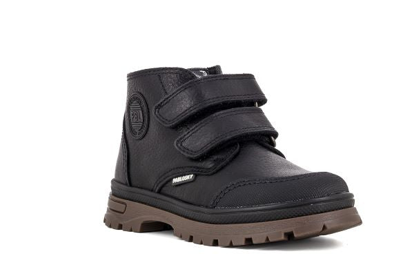 Pablosky Kids Black Leather Boys Boot - 503113