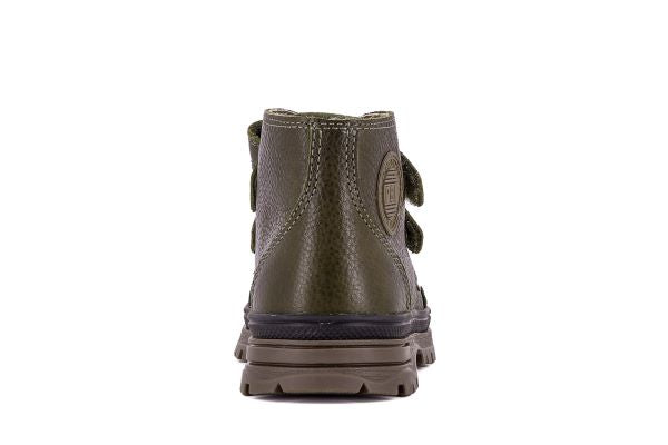 Pablosky Kids Olive Leather Boys Boot - 503183