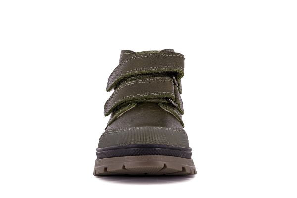 Pablosky Kids Olive Leather Boys Boot - 503183