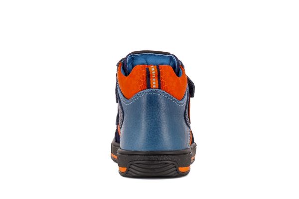 Pablosky Kids Leather Navy Ankle Boy Shoe - 503523