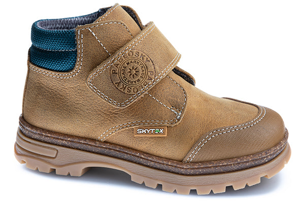 Pablosky Kids Brown Leather Boys Boot - 507181