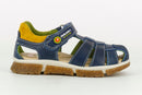 Pablosky Kids Navy Leather Boys Sandal - 594625