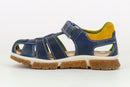 Pablosky Kids Navy Leather Boys Sandal - 594625