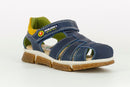Pablosky Kids Navy Leather Boys Sandal - 594625