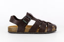 Pablosky Kids Brown Leather Birkenstock Boys Sandal - 722290