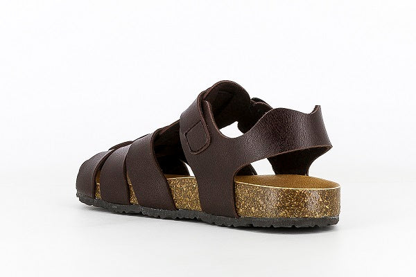 Pablosky Kids Brown Leather Birkenstock Boys Sandal - 722290