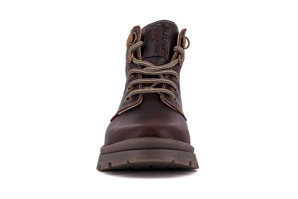 Pablosky Kids Brown Leather Boys Boot - 724193