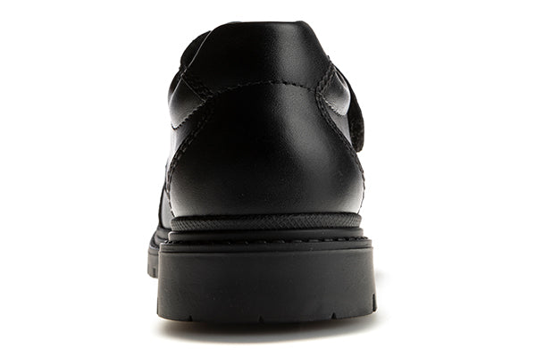 Pablosky Kids Black Leather Boys Schools Shoe - 728410