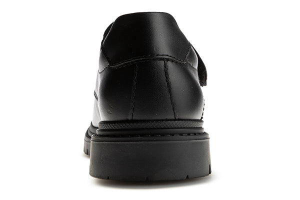 Pablosky Kids Black Leather Boys Schools Shoe - 728510