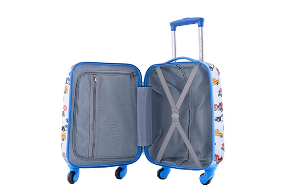 Travellers Club Kid's Hard Side Carry-On Spinner 5 Piece Luggage Set – First Responder