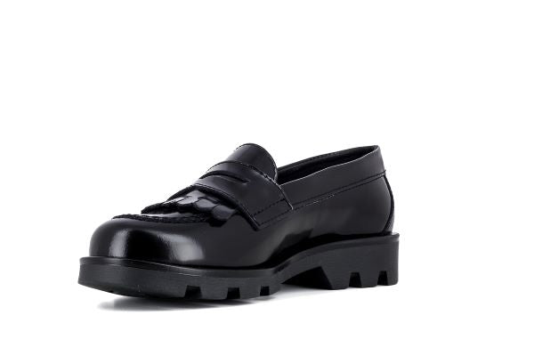 Paola Kids Black Patent Leather Girls Shoe - 854113