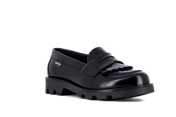 Paola Kids Black Patent Leather Girls Shoe - 854113