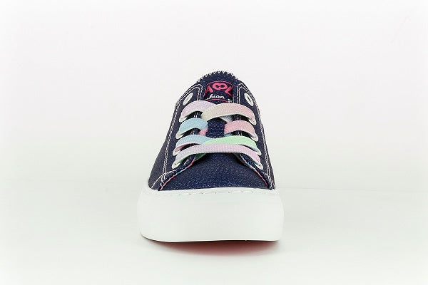 Paola Denim Navy Girls Sneaker - 963220