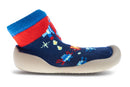 Pablosky Kids Space Invaders Navy Blue Infant Socks Shoe - 978004