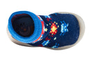 Pablosky Kids Space Invaders Navy Blue Infant Socks Shoe - 978004