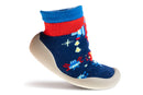 Pablosky Kids Space Invaders Navy Blue Infant Socks Shoe - 978004