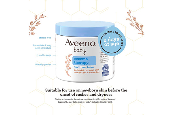 Aveeno Baby Eczema Therapy Nighttime Balm, 156g