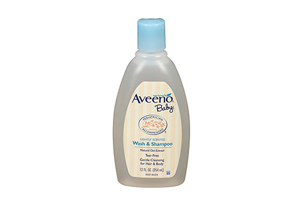 Aveeno Baby Wash & Shampoo, Lightly Scented, 12 FL. Oz. (354ml)