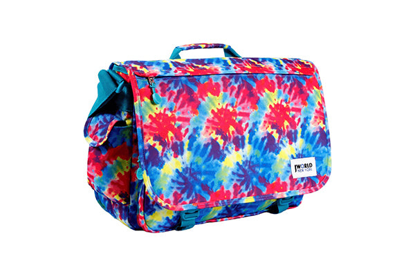 J World Thomas Laptop Messenger Bag BB-16P, Tie Dye