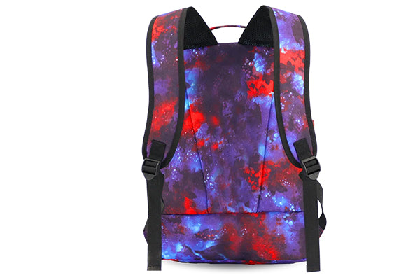 J World Packmate 2 in 1 Backpack with Built-in Lunch Bag BP2510L, Galaxy