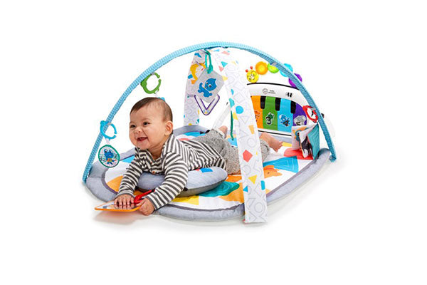 Baby Einstein Kickin' Tunes 4-in-1 Baby Activity Gym & Tummy Time Play Mat with Piano