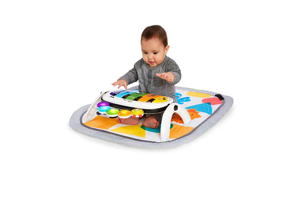 Baby Einstein Kickin' Tunes 4-in-1 Baby Activity Gym & Tummy Time Play Mat with Piano