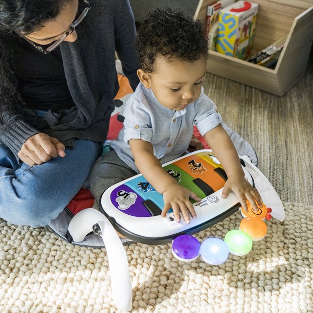 Baby Einstein Kickin' Tunes 4-in-1 Baby Activity Gym & Tummy Time Play Mat with Piano