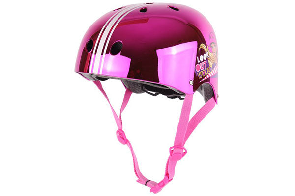 Barbie Chrome Helmet for Bikes, Skateboards and Scooters for Ages 5+