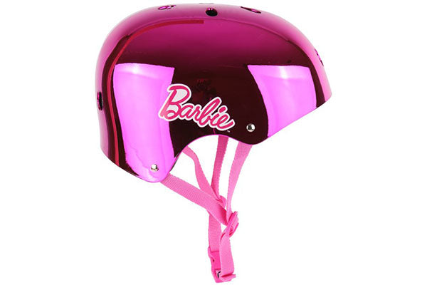 Barbie Chrome Helmet for Bikes, Skateboards and Scooters for Ages 5+