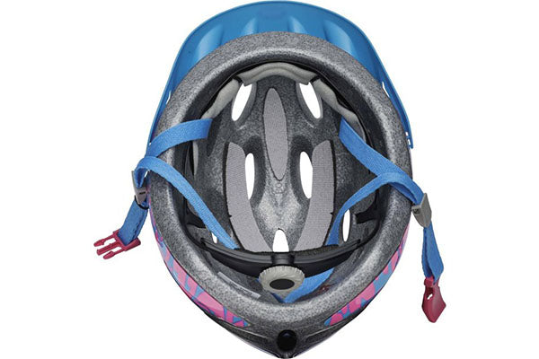 Bell Axle Bike Helmet, Blue/Pink/Vivid Hearts, Child 5+