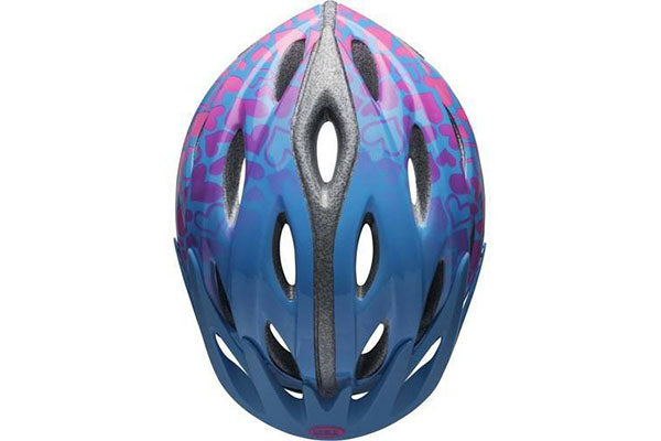 Bell Axle Bike Helmet, Blue/Pink/Vivid Hearts, Child 5+