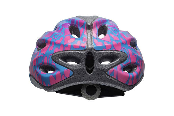 Bell Axle Bike Helmet, Blue/Pink/Vivid Hearts, Child 5+