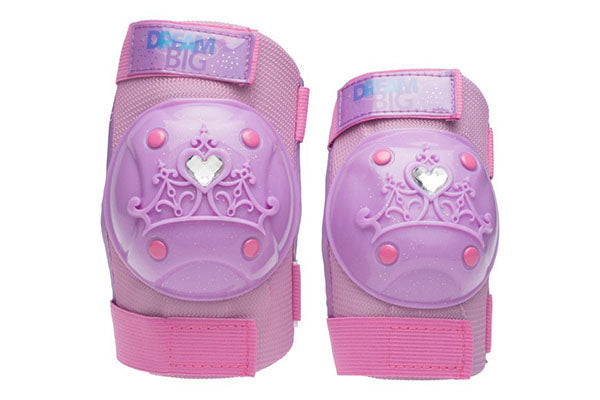 Bell Sports Disney Princess Protective Pad and Glove Set, Purple/Pink