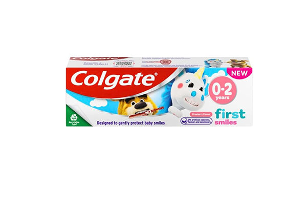 Colgate First Smiles Strawberry Flavour Toothpaste 0-2 Years - 50 ml