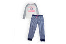 Carter's 2-Piece Totally Adorable White & Navy Stripe Pajama Set