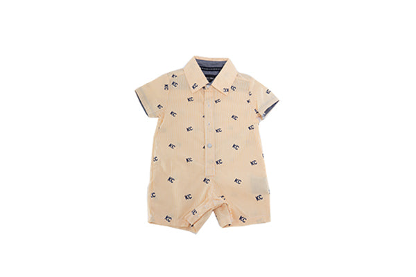 Kenneth Cole Baby Boy Beach Sand Print Romper