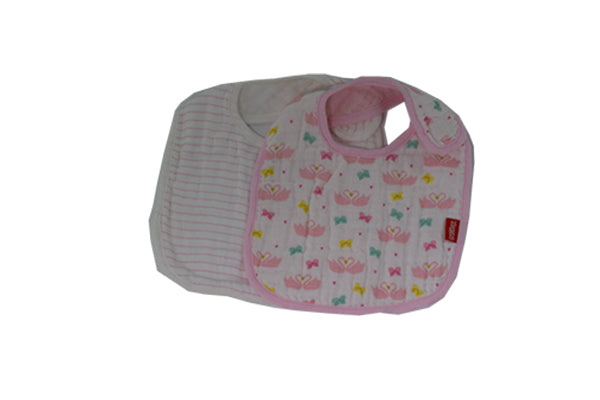 Nuby Muslin Snug n’ Dry Bib 2 Pack