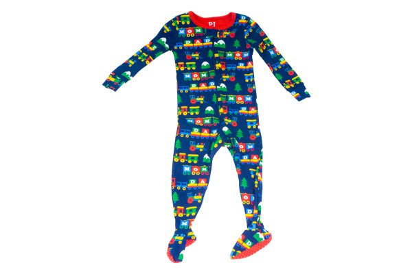 PJ Place Baby and Toddler Boys Car Snug Fit One Piece Pajamas - Thunder Blue