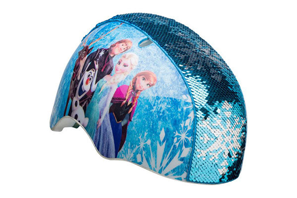 frozen motorcycle helmet Disney Frozen Princess Sequins Flip Multisport Child Helmet, 5+