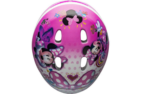 Disney Minnie Mouse Scrapbook Bow Toddler Bike Helmet, 3+