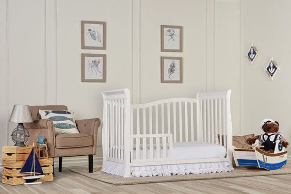 Dream On Me Violet 7-in-1 Convertible Crib White