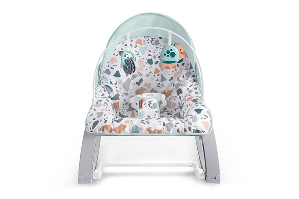 Fisher-Price Infant-to-Toddler Rocker, Pacific Pebble, Portable Baby Seat, Multi