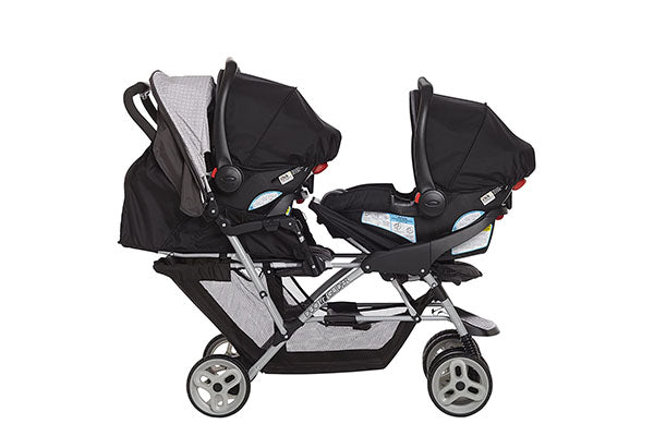 Graco DuoGlider Double Stroller | Lightweight Double Stroller with Tandem Seating, Glacier