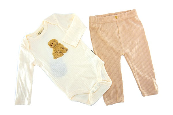 Rabbit and Bear Organic Bodysuit and Pant Set