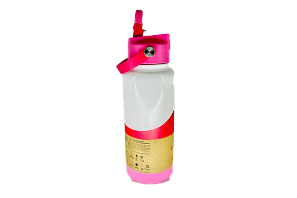 Hydraflow Hybrid vacuum Insulated Straw Lid Bottle Pink - 34oz