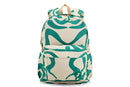 J World OZ Daypack Backpack JW-100, Green Swirl