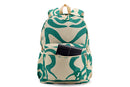 J World OZ Daypack Backpack JW-100, Green Swirl