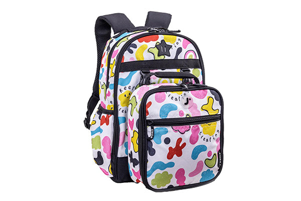 J World Duet Kids Backpack & Detachable Lunch Box Set JW-16KLB, Kiddo