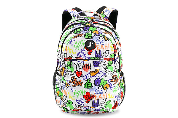 J World Cornelia Laptop Backpack JWS-49, Street Art